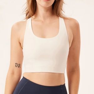 Girlfriend Collective Ivory Paloma Racerback Bra